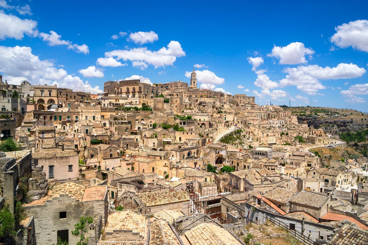 View of Matera - a perfect place to relax and enjoy the pool