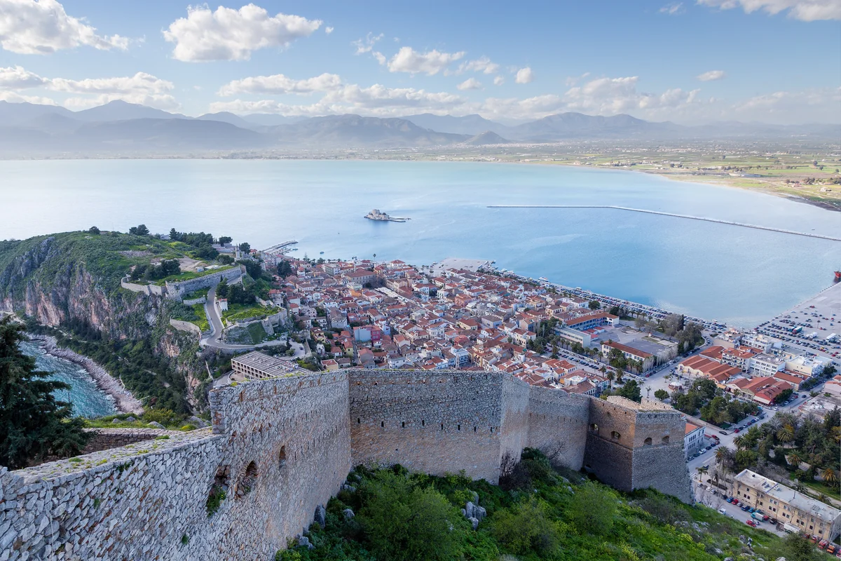 View of Nafplio - a perfect place to relax and enjoy the pool