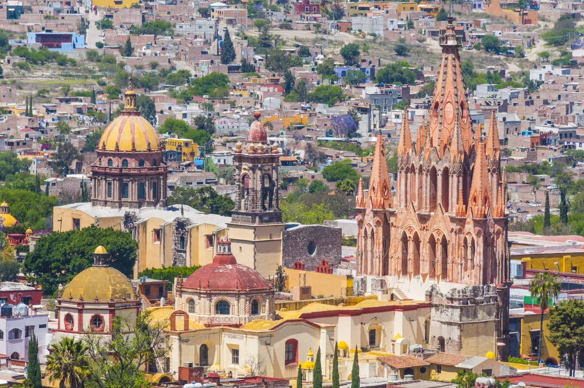 View of San Miguel de Allende - a perfect place to relax and enjoy the pool