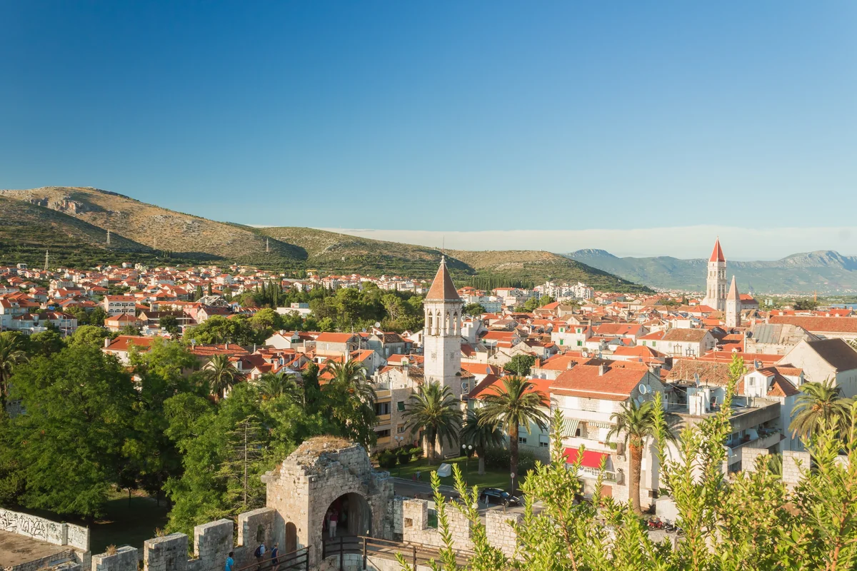 View of Trogir - a perfect place to relax and enjoy the pool