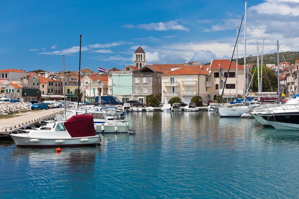 View of Vodice - a perfect place to relax and enjoy the pool